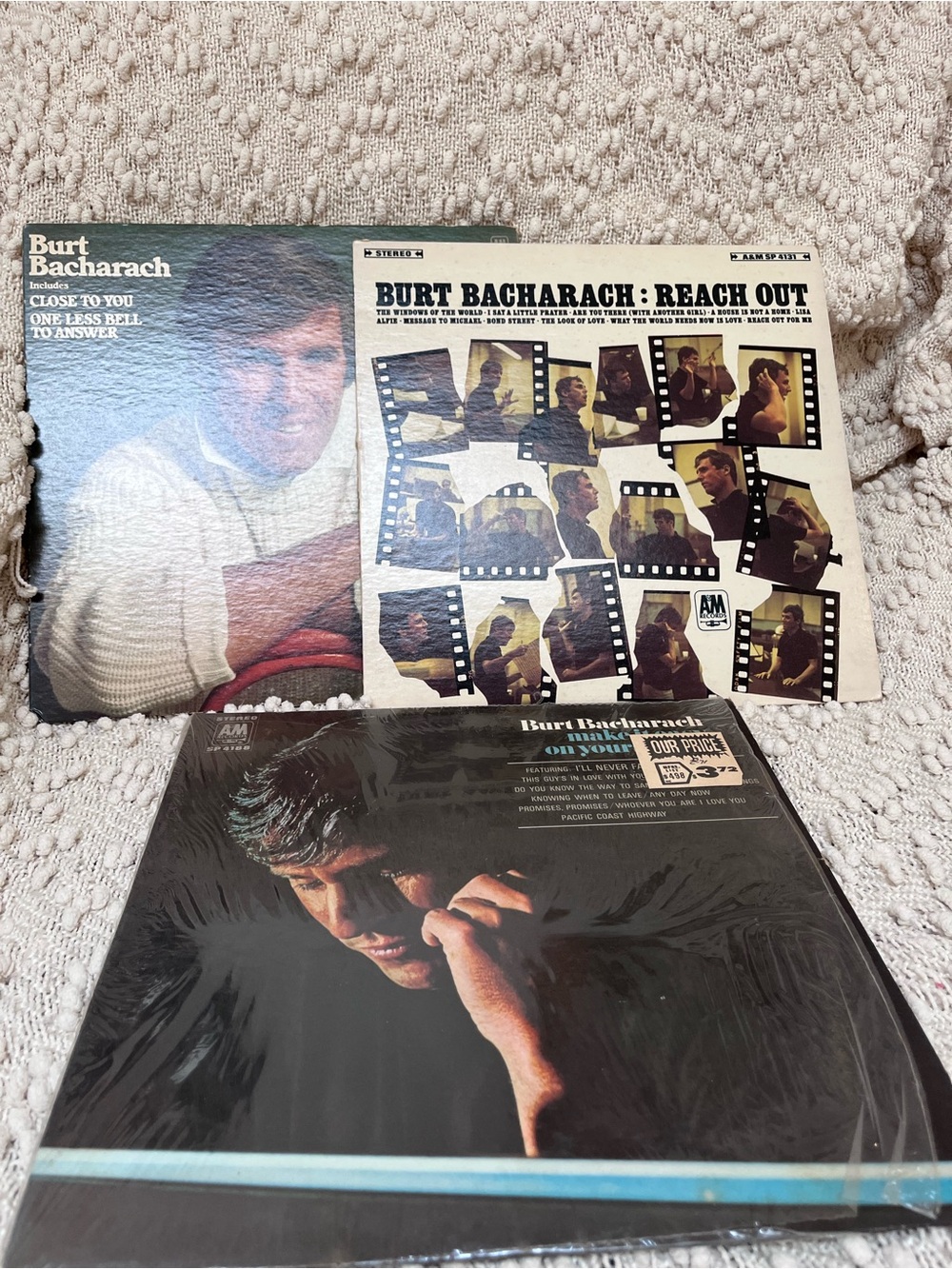 Lot of 3 Burt Bacharach Records